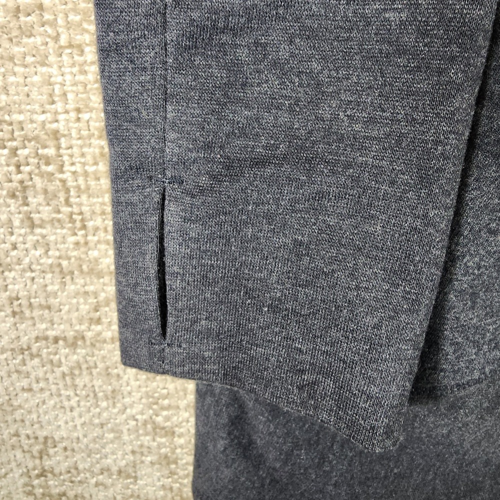 Eddie Bauer Camp Fleece Wrap Cardigan Womens 2XL Blue Open Front Sweatshirt Soft - Picture 4 of 12